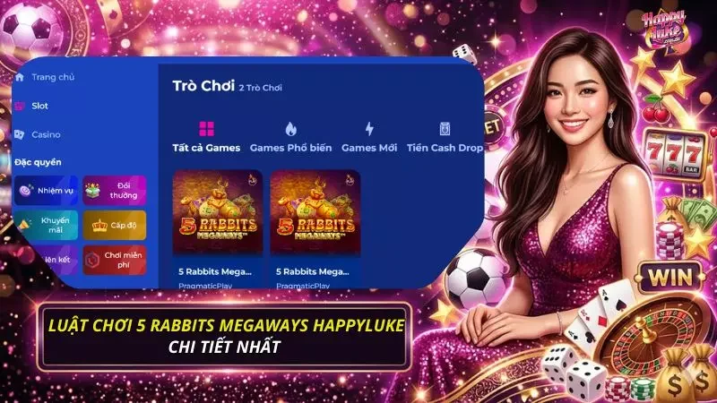 Chi tiết luật chơi 5 Rabbits Megaways chuẩn xác cho newbie