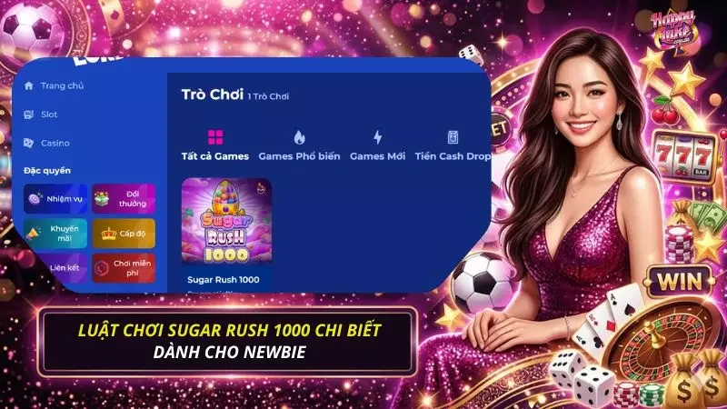 Khám phá các luật chơi Sugar Rush người mới cần phải hiểu rõ