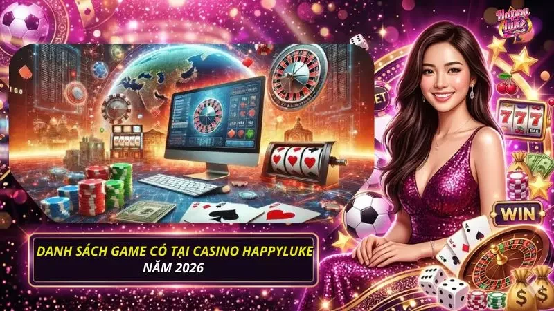 Điểm danh các game Casino đầy hấp dẫn tại thương hiệu uy tín
